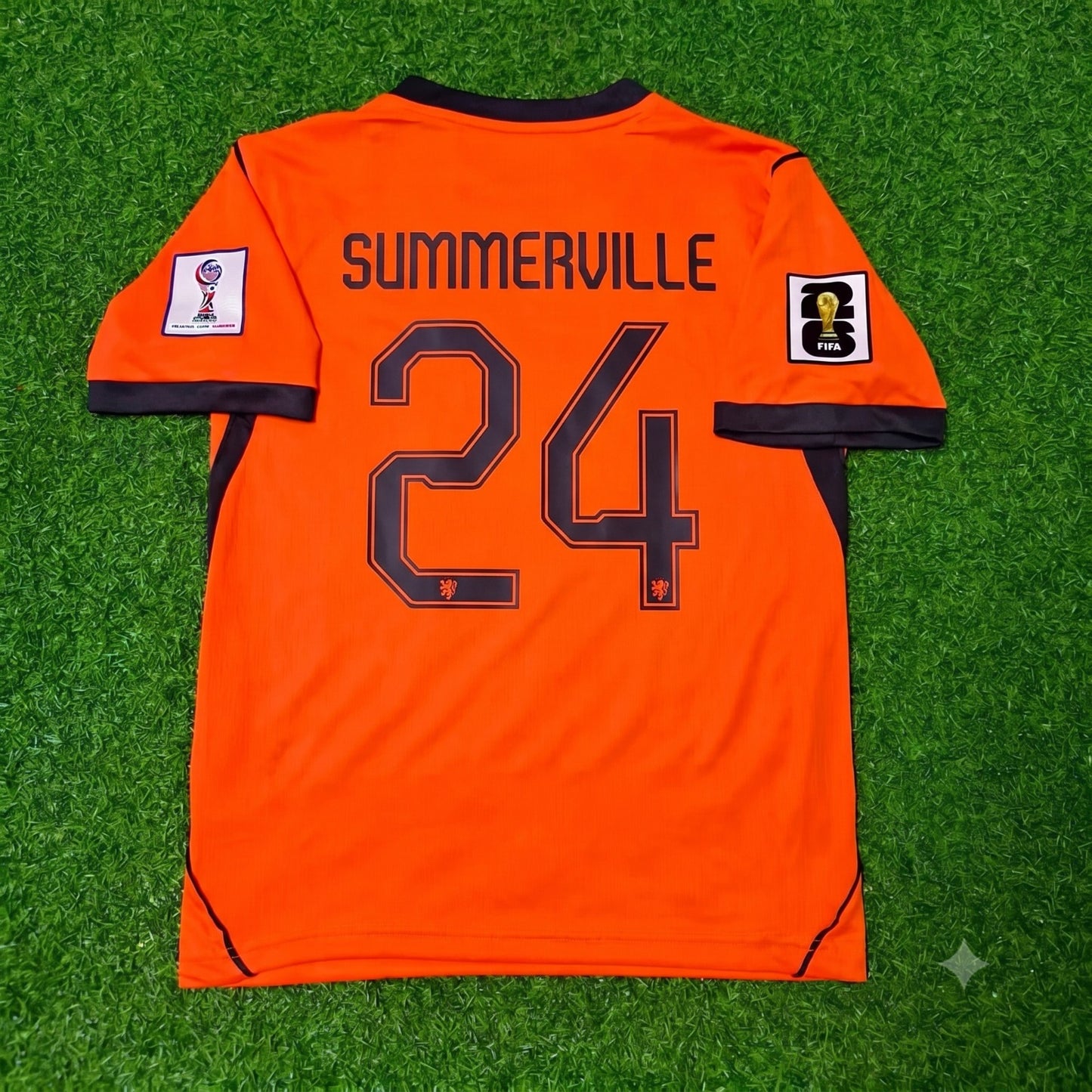 Crysencio Summerville #24 Netherlands 2026 World Cup New Season Football Jersey