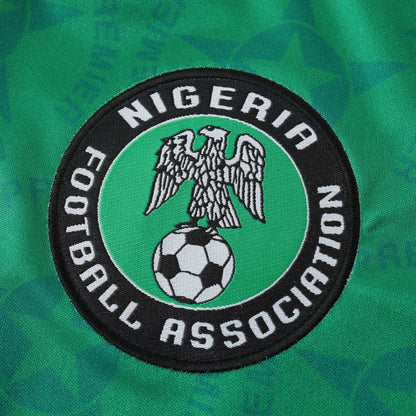 Maillot de football rétro vert domicile Nigeria saison 95/96