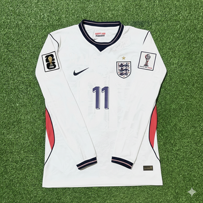 Phil Foden 11- England 2026 World Cup Long Sleeve Kit Jersey Trikot Maillot