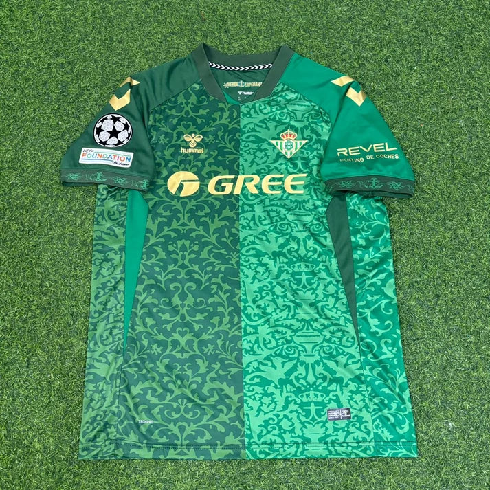 Marc Bartra #5 Real Betis 2027 Away New Season Champions League Patch Football Jersey Trikot Maillot