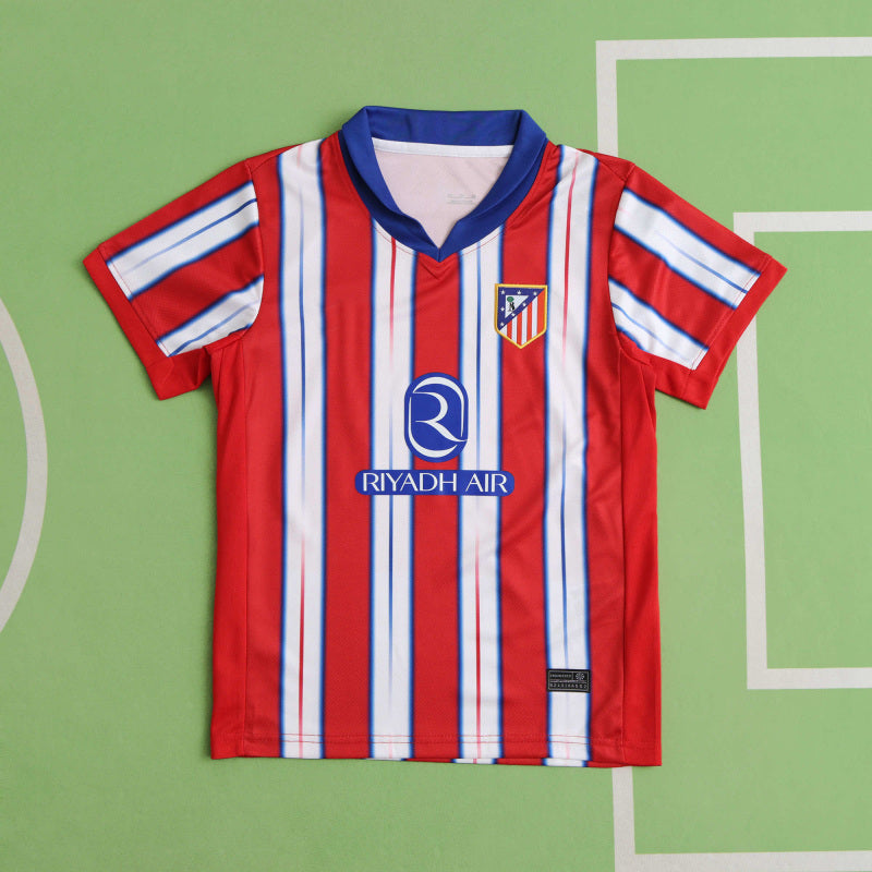 Atletico Madrid 2024 2025 home Kids kit Kindertrikot Cocuk formasi maillot enfant kindertrui