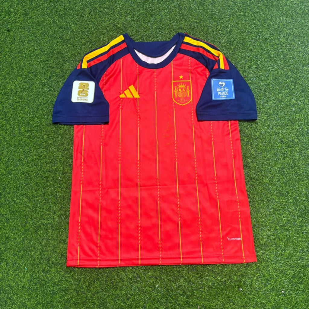 Alex Baena #15 Spain 2026 World Cup Home Football Jersey