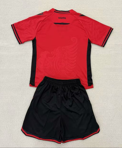 Albania 2025-26 Home Kid Jersey Trikot Maillot Soccer Shirt