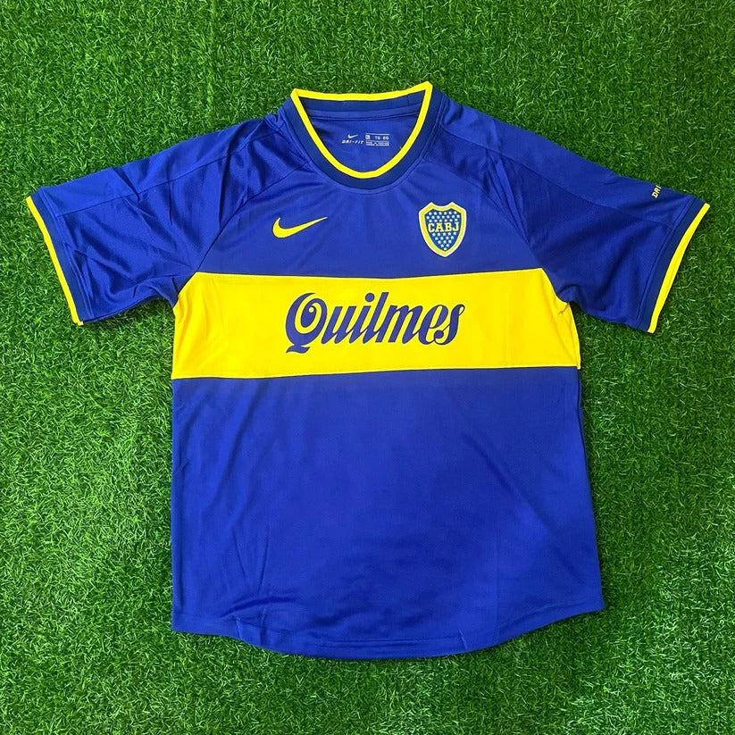 Carlos Tevez Boca Juniors Retro Football Jersey Trikot