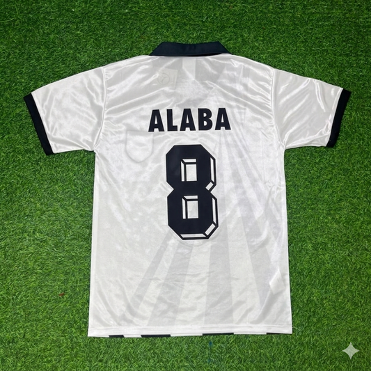 David Alaba Austria White Retro Football Jersey