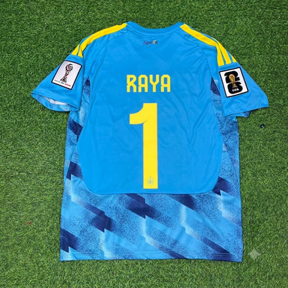 David Raya Spain Goalkeeper 2026 World Cup Blue Special Football Jersey