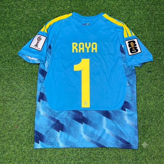 David Raya Spain Goalkeeper 2026 World Cup Blue Special Football Jersey