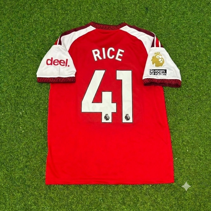 Declan Rice Arsenal Home New Season 2027 Jersey Kit Soccer Trikot Maillot Maglia