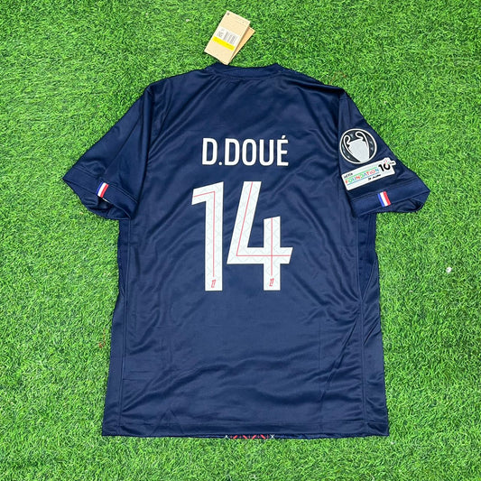 Desire Doue #14 Champions League 2026 Final New Season Jersey – | Trikot | Maillot Soccer Shirt