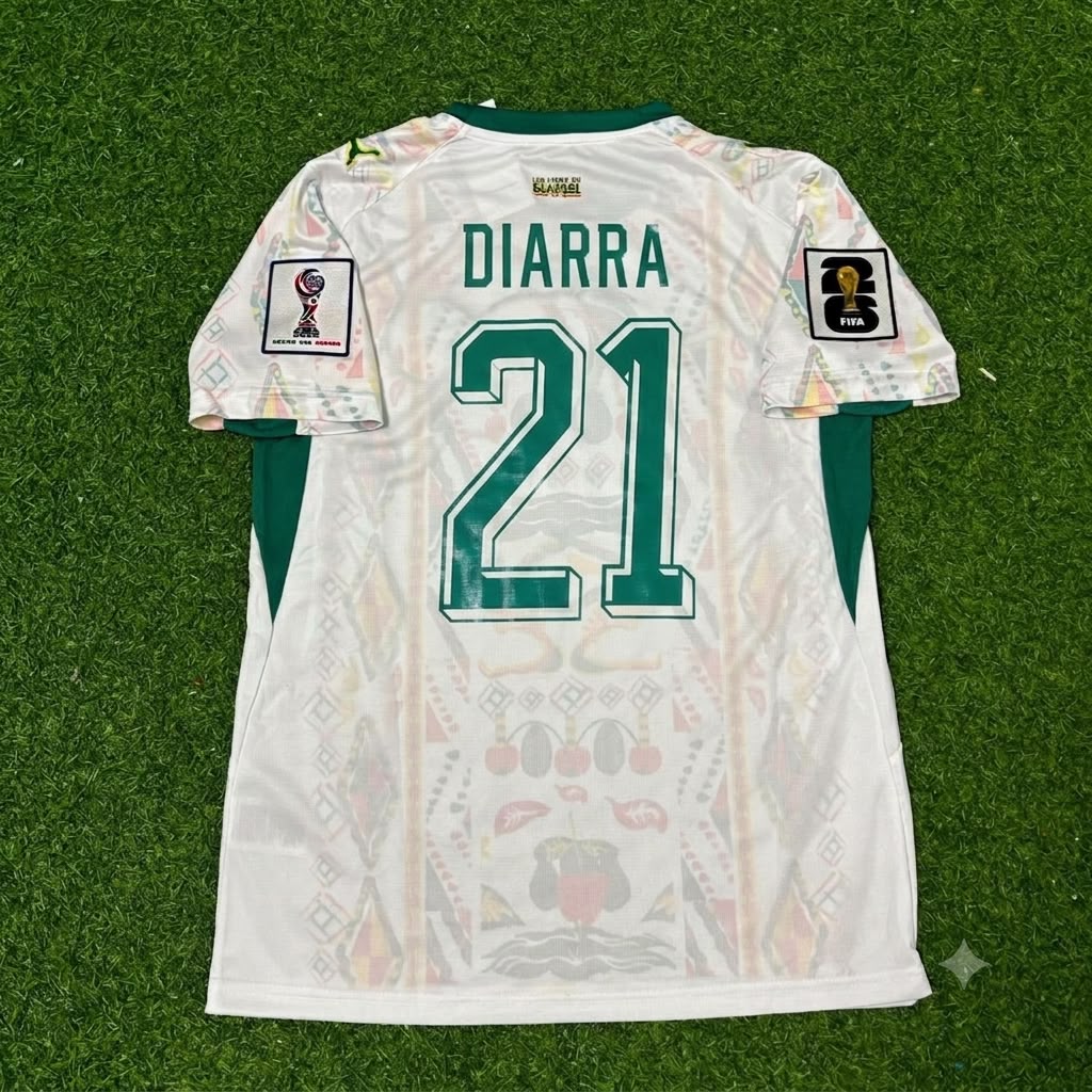 Habib Diarra Senegal World Cup 2026 Home Jersey Trikot Maillot