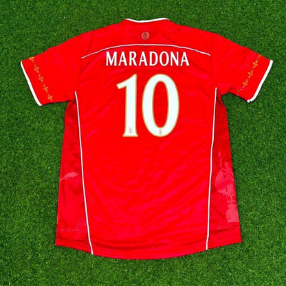 Diego Armando Maradona Sevilla Red Home Special Retro Football Jersey Kit
