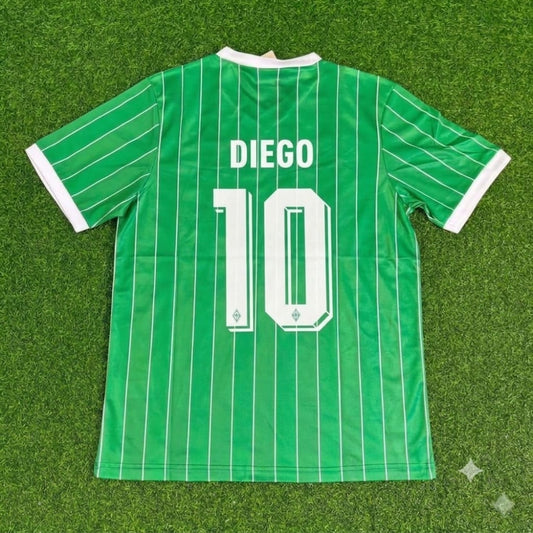 Maillot de football rétro domicile commémoratif Diego Ribas Werder Brême