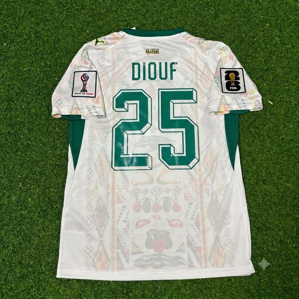 El Hadji Malick Diouf Senegal World Cup 2026 Home Jersey Trikot Maillot