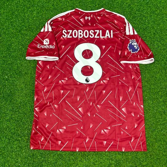 Dominik Szoboszlai Liverpool New Season 2027 Red Home Football Jersey Kit
