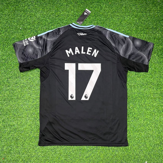 Donyell Malen 17- Aston Villa 2026 Away New season Jersey Trikot Maillot
