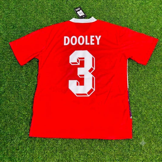 Thomas Dooley 1. FC Kaiserslautern 1992 Saison Heim Retro Trikot