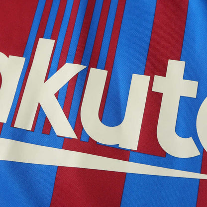 Barcelona 2021-22 Season Home  Retro Jersey Trikot Soccer Shirt