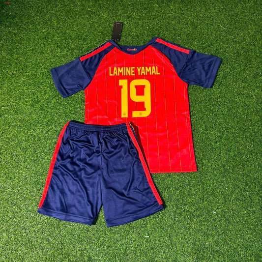 Lamine Yamal Spain 2026 World Cup Kids Football Jersey