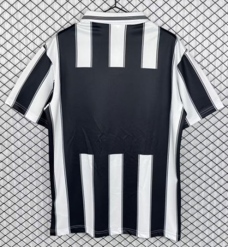 Besiktas 1996/1997 Black White Away Retro Football Trikot Maillot Jersey