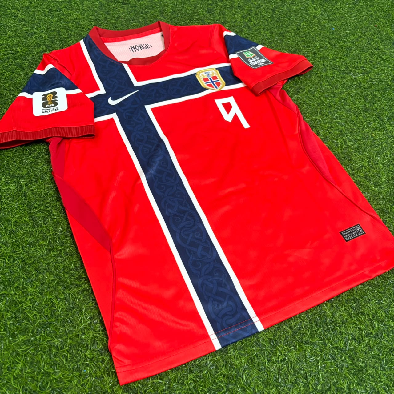 Erling Braut Haaland Norway 2026 World Cup Kids Football Jersey