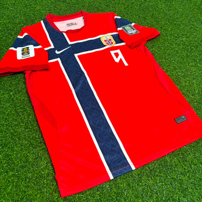 Erling Braut Haaland Norway 2026 World Cup Kids Football Jersey