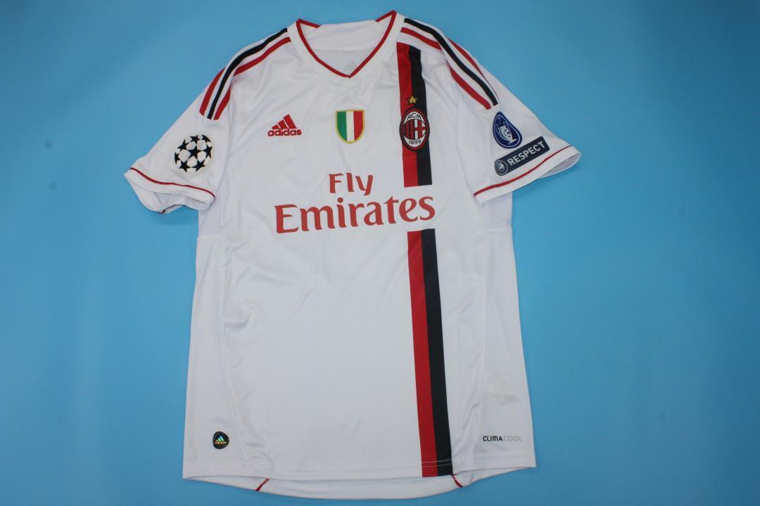Alexandre Pato 7 - Milan 2011-2012 Away White Retro Jersey Trikot