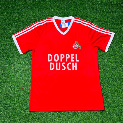1. FC Köln 1984-85 Retro Auswärtstrikot Rot Fußball Trikot