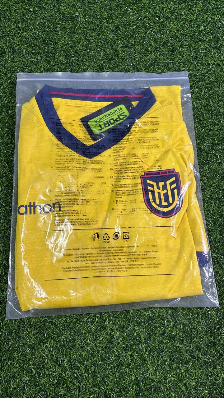 Ecuador World Cup 2026 Football Jersey Shirt Trikot Maillot