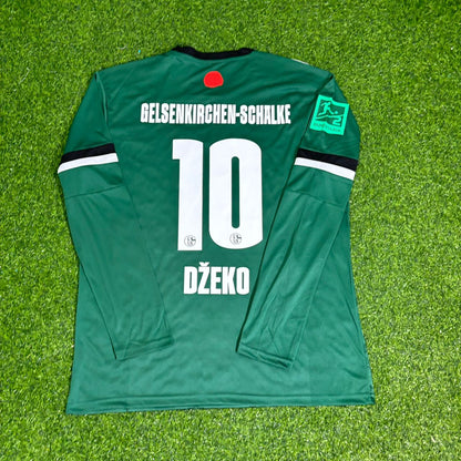 Edin Dzeko 10- Schalke 04 Long Sleeve Gelsenkirchen Special Edition Football Jersey