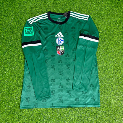 Edin Dzeko 10- Schalke 04 Long Sleeve Gelsenkirchen Special Edition Football Jersey