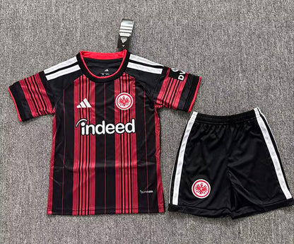 Eintracht Frankfurt New Season 2027 Kids Home Red Football Jersey Trikot Maillot