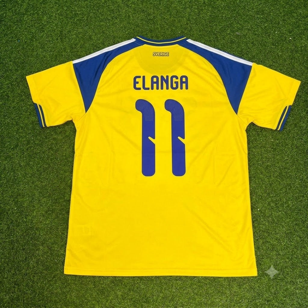 Anthony Elanga Sweden 2026 World Cup New Season Football Jersey