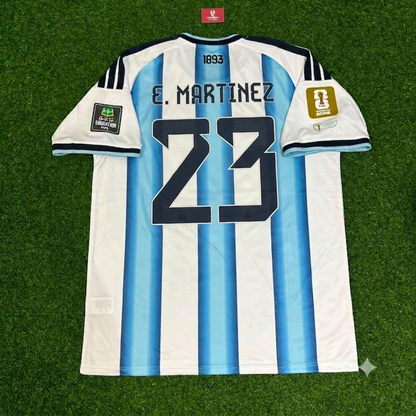 Emiliano Martinez Argentina Goalkeeper 2026 World Cup Football Jersey Kit