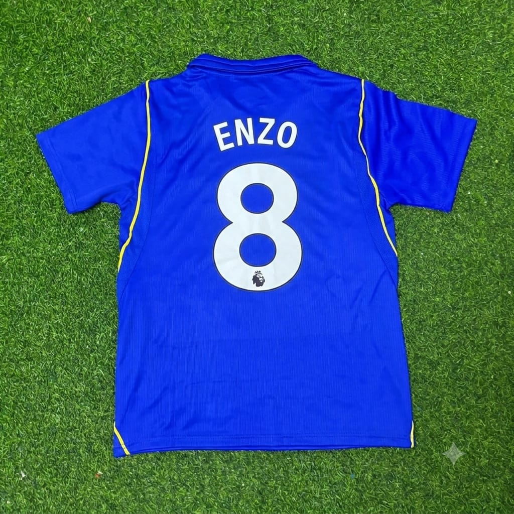 Enzo Fernández Chelsea 2027 Home Blue Jersey Maillot Trikot Maglia Soccer Short