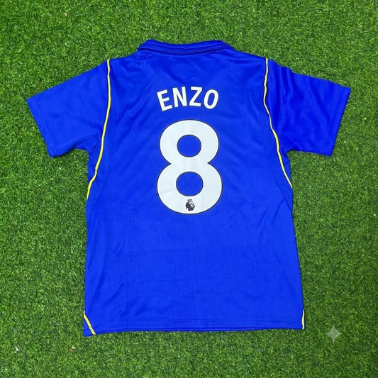 Enzo Fernández Chelsea 2027 Home Blue Jersey Maillot Trikot Maglia Soccer Short