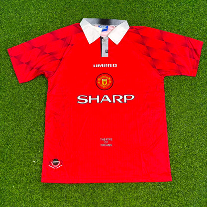 Eric Cantona Manchester United 1996-1998 Retro Football Jersey