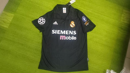 Esteban Cambiasso 2002 2003 Schwarzes Retro-Trikot