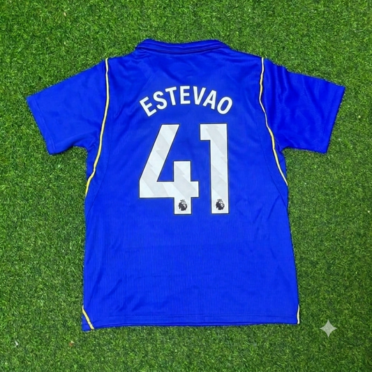 Estêvão Chelsea 2027 Home Blue Jersey Maillot Trikot Maglia Soccer Shirt