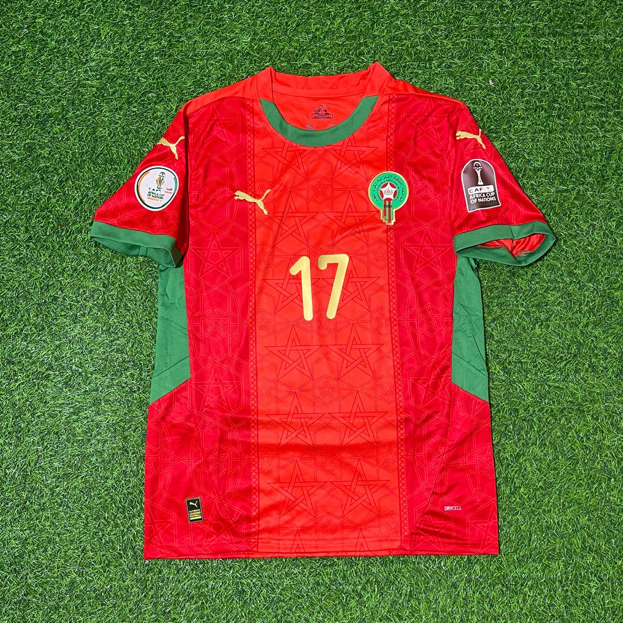 Ez Abde Ezzalzouli Morocco AFCON 2025 Red New Season Football Jersey