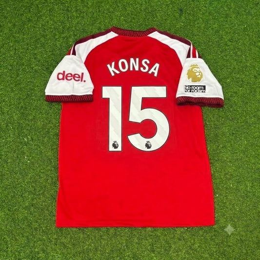 Ezri Konsa Arsenal Home New Season 2027 Jersey Kit Soccer Trikot Maillot Maglia