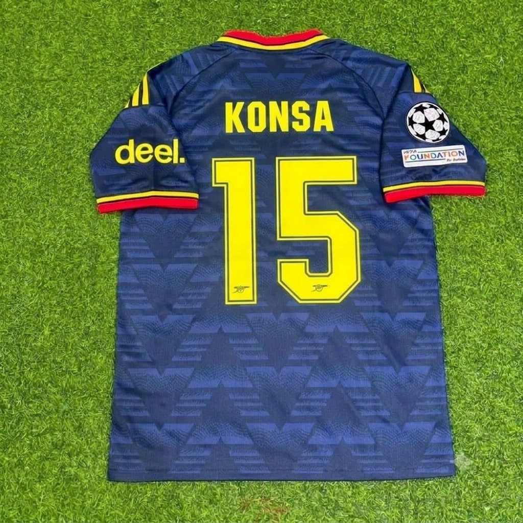 Ezri Konsa Arsenal Away New Season 2027 Jersey Kit Soccer Trikot Maillot Maglia