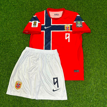 Erling Braut Haaland Norway 2026 World Cup Kids Football Jersey