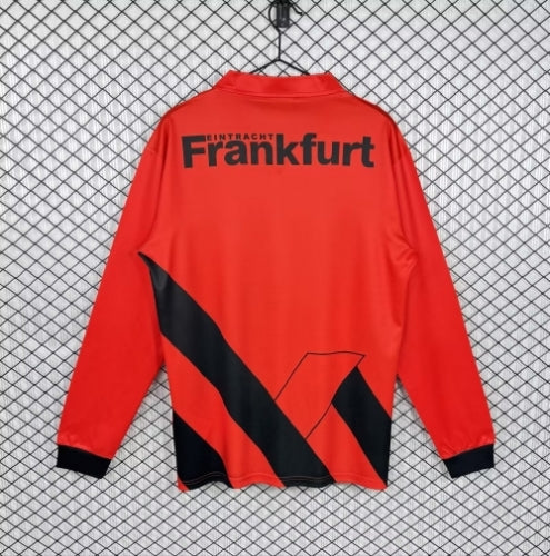 Eintracht Frankfurt 1993/1995 Saison Langarm Heim Retro Trikot