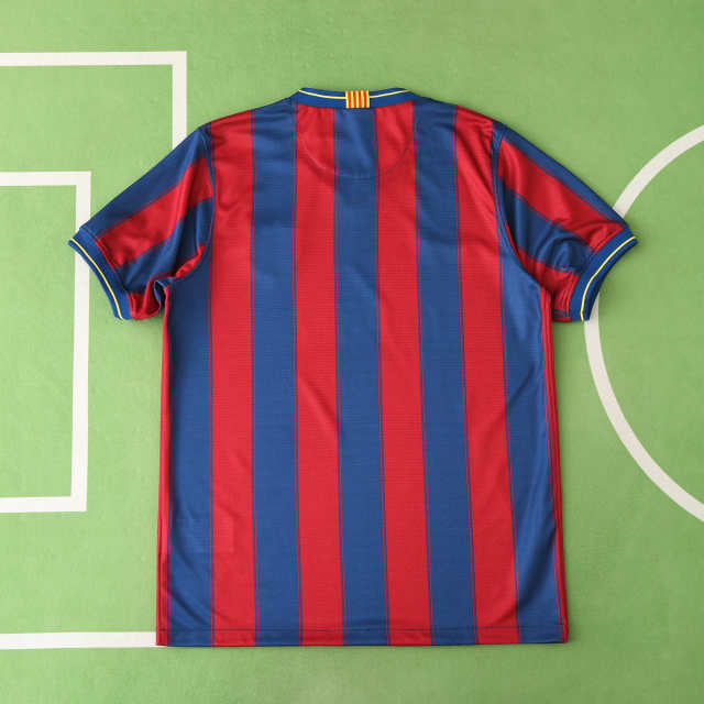 Barcelona 2009-10 Season Home  Retro Jersey Trikot Soccer Shirt
