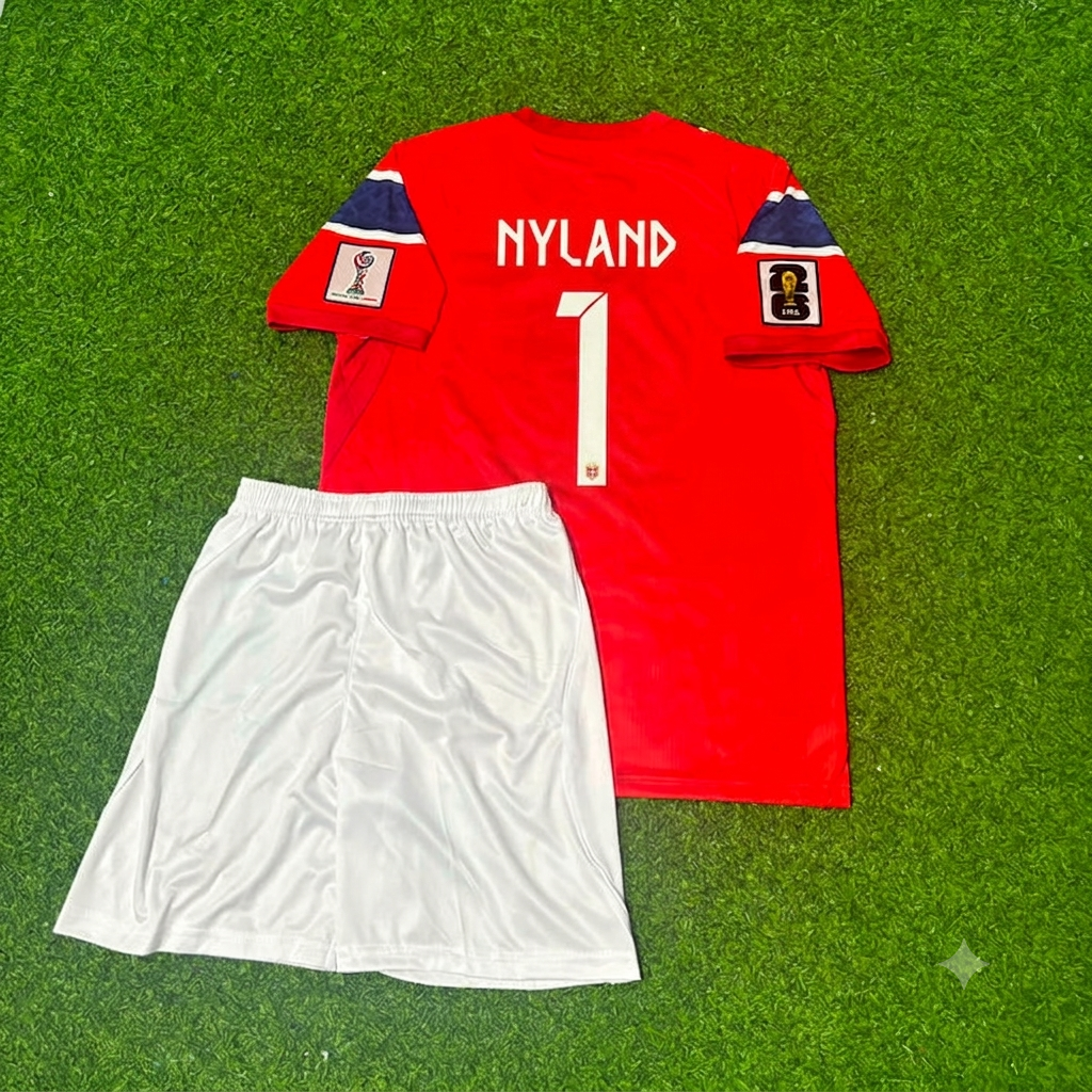 Ørjan Nyland Norway 2026 World Cup Kids Football Jersey