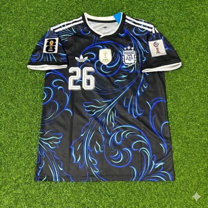 Nahuel Molina #26 Argentina 2026 World Cup New Season Football Jersey Kit