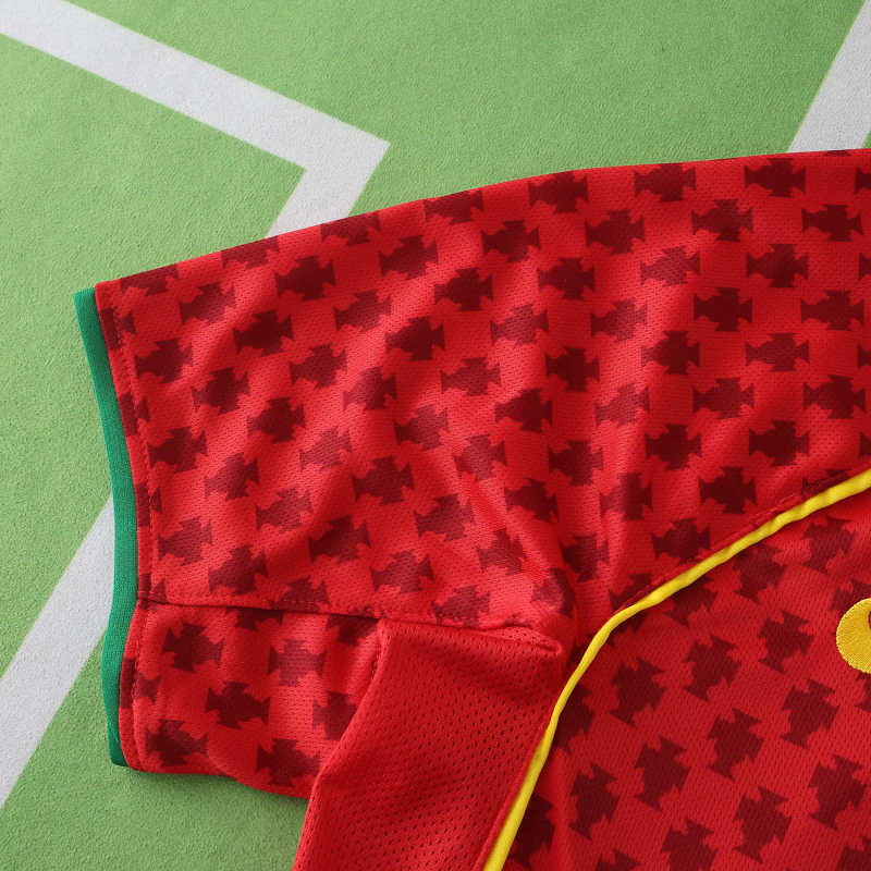 Portugal 2004 Season Home kids  Retro Jersey Trikot Soccer Shirt