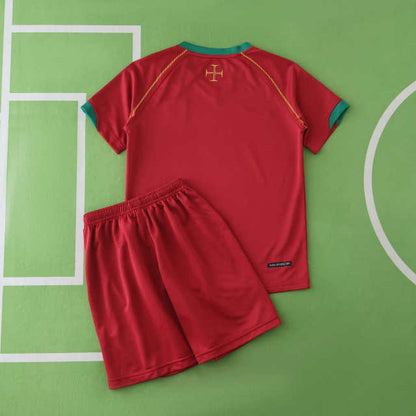 Portugal 2006 Season Home kids  Retro Jersey Trikot Soccer Shirt