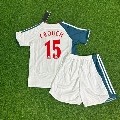 Peter Crouch Liverpool 2006/2007 White Retro KIDS Football Jersey