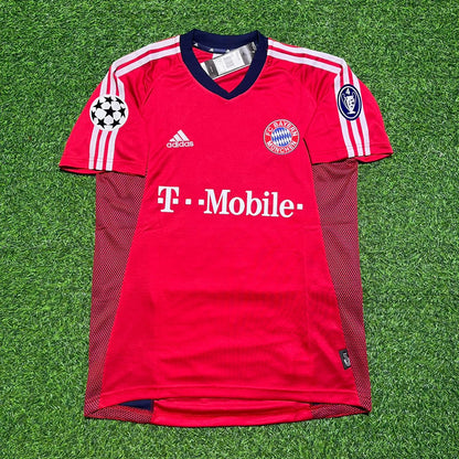 FC Bayern München 2002/2003 Season Home Red Retro Jersey